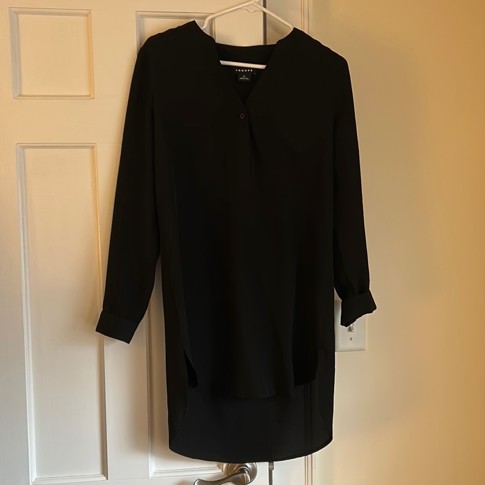 Trouvé tunic length blouse